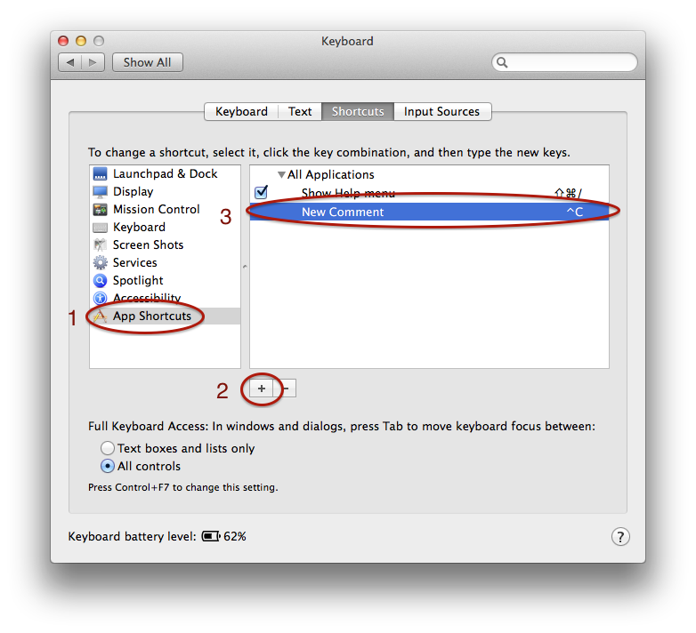 Follow the steps to create shortcuts for any application that runs on the Mac.