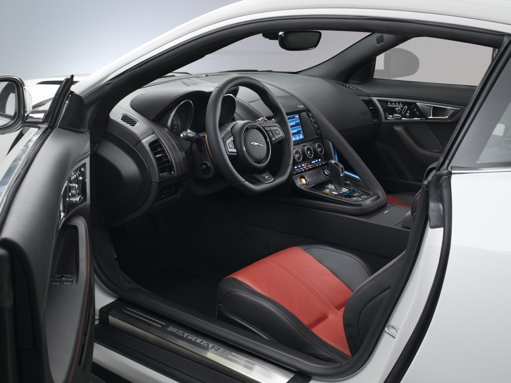Seat settings visible on the door at the left of this picture. Image courtesy Jaguar