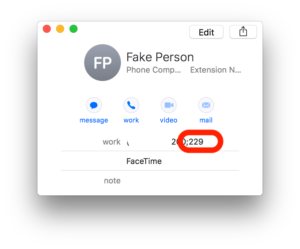 Dialling phone extensions from your Mac – Luigi Benetton